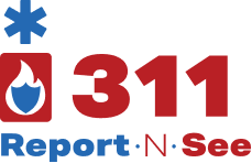 311 Report-N-See Logo